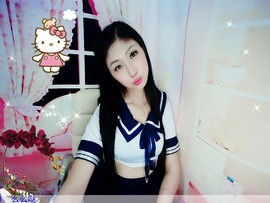 爱笑的静静主播照片